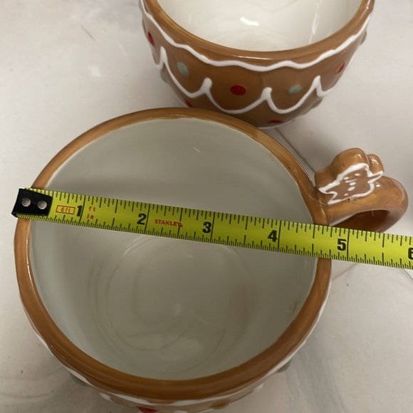 Set of 6 Gingerbread Man Figural Mugs, 18 Oz. - Picture 11 of 12
